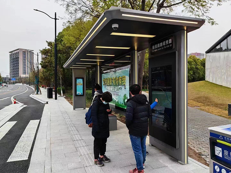 候車亭安裝效果案例