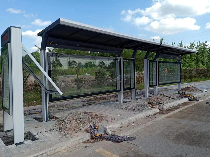 候車亭安裝效果